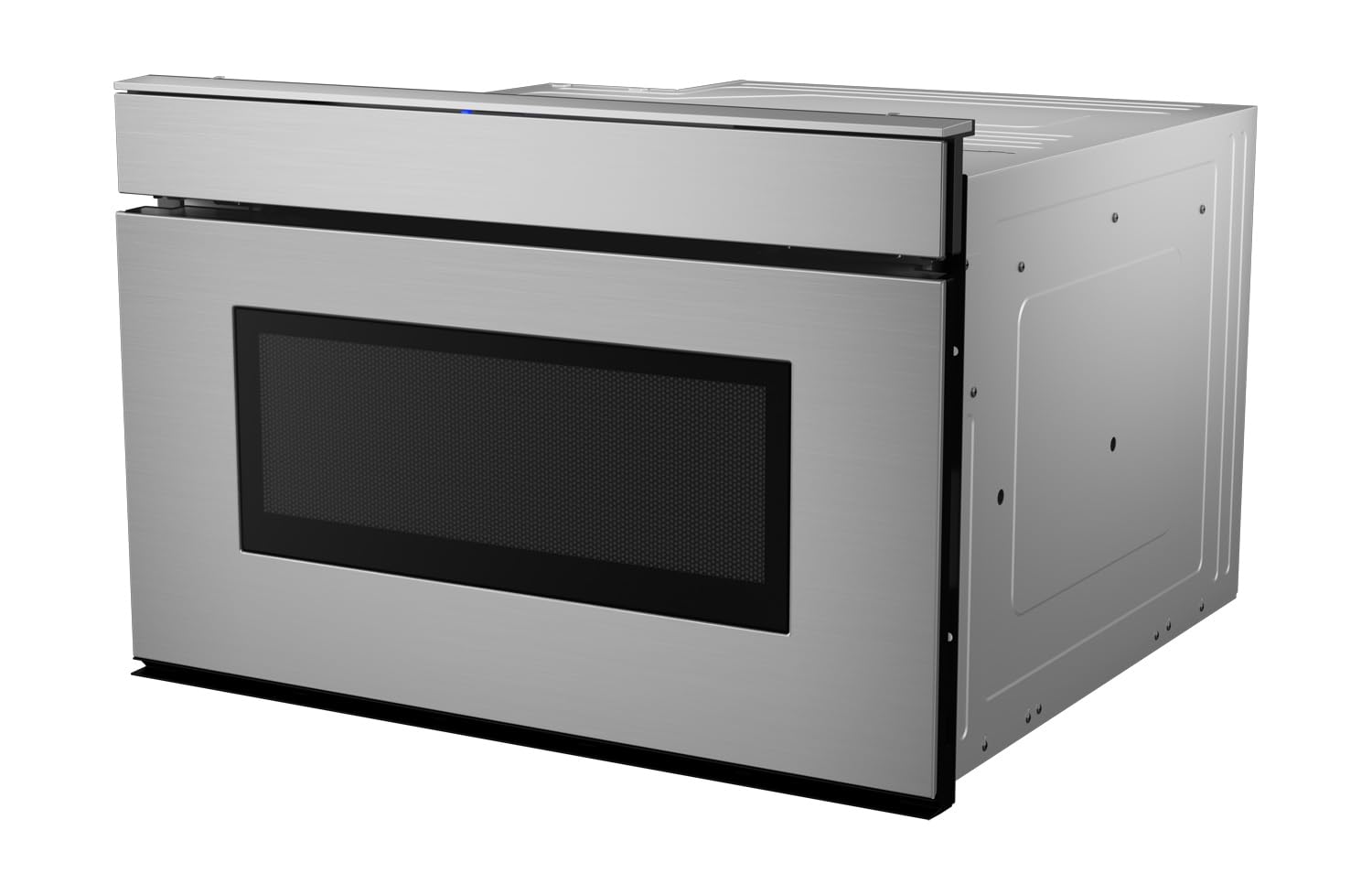SHARP SMD2479JS Smart Microwave Drawer Oven with Easy Wave Open, 24-inch, 1.2 Cubic Feet, 950 Watt, Concealed Glass Touch Control Panel, Compatible with Alexa Certified, Stainless Steel