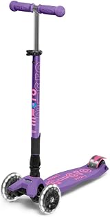 Micro Maxi Micro Deluxe Foldable Kids Scooter Purple 5-12yrs Big Wheels