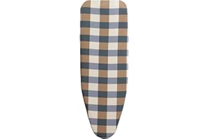 Jubilofex Ironing Board Cover – Elastic Edge Stand – Erigne – Meaning Dabe – Heat Reflective Extra Thick Iron Cover for Non-S