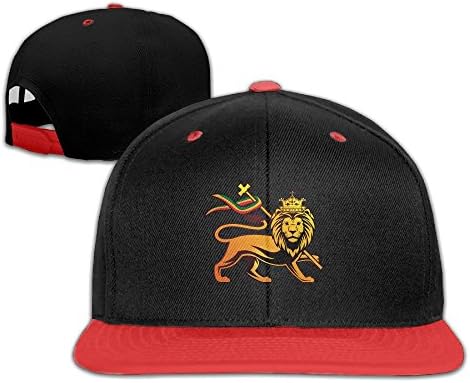 Rasta Lion Judah Adjustable Unisex Hip Hop Cap Stylish Mesh Cap For Kids One Size