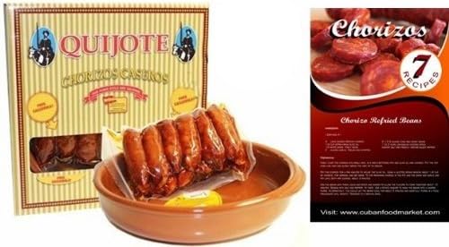 Chorizos Quijote.12 delicious chorizos plus a 9 inch clay casserole