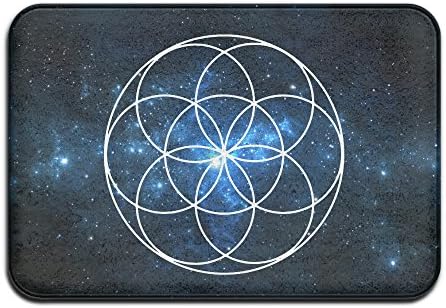 Fashion Seed Of Life Mystery Symbol Doormat Welcome Mat