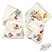 JoJo Siwa Kids Girls Hair Accessories (White with Emoji Print)