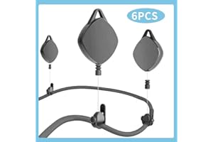 VR Cable Management No-Drill 6 Pack Ceiling Pulley System Retractable Extension for MetaQuest3/2/1/OculusQuest/Quest2/HTCVive