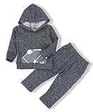 Baby Boys Clothes Toddler Infant Boy Hoodie Sweatsuit Long Sleeve 2 Pcs Outfits Set