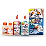 Elmerâ€™S Slime Kit | Slime Supplies Include Elmerâ€™S Metallic Glue, Elmerâ€™S Magical Liquid Slime Activator, 4 Piece Kit