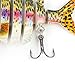 Scotamalone Fishing Lures Bass Trout Lures 2 Pack 6 Segment 3D Eyes Tackle 6# High Carbon Steel Anchor Hooks Topwater Lifelike Multi Jointed Artificial Swimbait 3.93Inches/0.49Oz