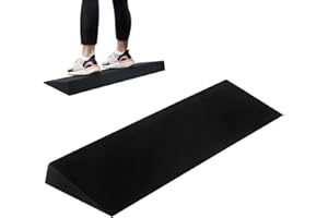 Squat Wedge, Pilates Block, Non-Slip Yoga Pilates Block Slant Board Calf Stretcher, Heel Elevated Squat Weightlifting Calf St