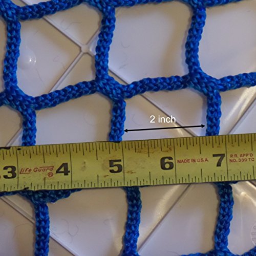 Hay Bag 40" Slow Feed Handy Hay Net for Horse and Equestrian, Better for Digestion and Weight Control, Preventing Bloat and Bolic Choke (Blue)
