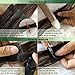 GOO GOO Tape in Hair Extensions Human Hair, 2/6/2 Balayage Dark Brown to Chestnut Brown, 14inch 50g 20pcs, Thick Ends Straight Seamless Tape in, Invisible Tape in Hair Extensions Human Hair