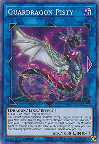 Yu-Gi-Oh! - Guardragon Pisty - SAST-EN052 - Savage Strike - First Edition - Super Rare