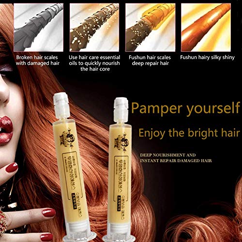 Hair Care Mask,Hair Essence,Hair Care Essence Water Light Needle,Replenishing Hair Helps Reduce Hair Dryness,Split Ends, Knotting,and Difficulty Combing, Making Hair Look Shiny and Smoothï¼ˆ2x10mlï¼‰