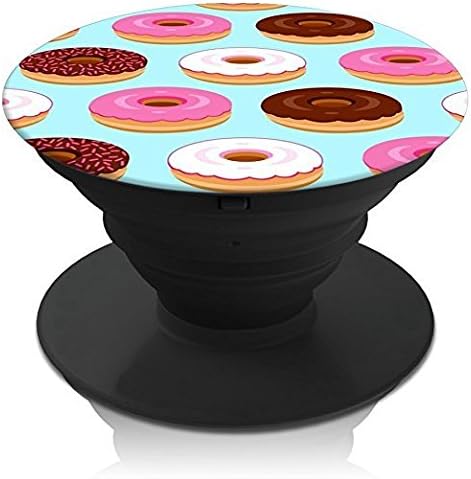Smartphone Expanding Stand and Grip (Premium 3M) - Phone Accessories (Galaxy S7, S7 Edge, iPhone SE / 6 / 6+ / 6S / 7 / 7+) + Tablets (Amazon Fire, iPad / iPad Mini) (Donuts)