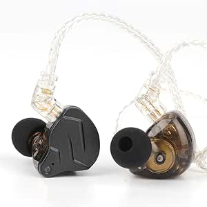 Amazon.com: Linsoul KZ ZSN Pro Dual Driver 1BA+1DD Hybrid Metal Earphones  HiFi in-Ear Monitor with Detachable 2Pin Cable, Zin Alloy Panel (Without  Mic, ZSN Prox-Black) : Electronics