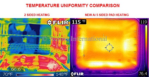 Across International AT09v.110 Ai AccuTemp Vacuum Oven with 9 cfm Dual-Stage Pump and Fittings, 5 Sided Pad Heating, 0.9 cu. ft. - Thumbnail 4