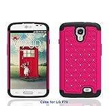 LG Access LTE F70 L31G Case Case, Dual Layer Hybrid Diamond Case for LG Access LTE F70 L31G Case Case