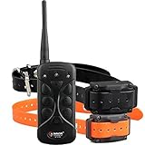 Aetertek 215C Waterproof Two Pet Dog E-collar Shock Collar Training System Stop Bark Tool 550M Remote Range Easy to use