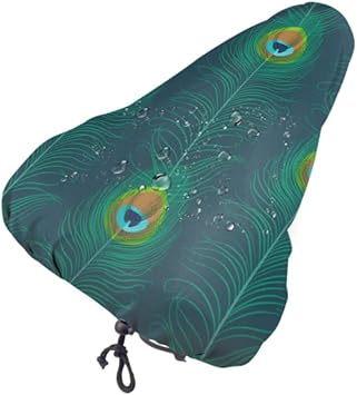 Fundas de asiento universales Hermosas plumas de pavo real Funda de