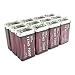 TENS 7000 Official 12 Pack of Long Lasting 9-Volt Alkaline Batteries - 9 Volt Battery for TENS Unit - Pack of 12 All Purpose Batteries - Alkaline Battery for Everyday Use - 100% Durability Guaranteed