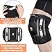 Hinged Knee Brace with 4 Straps & 4 Springs, Adjustable Open Patella Support for Arthritis, ACL, LCL, MCL, Sports Exercise, Meniscus Tear,Compression Knee Braces Non-Slip Fit for Running,Women,Men