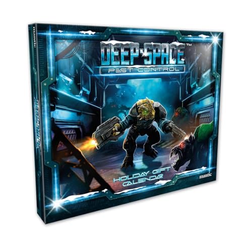 Deep Space Pest Control - Sci-Fi Adventure Game, 24-Day Calendar with Pre-Assem…