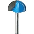 Rannb Round Nose Cove Box Router Bit 1" Cutting Dia 1/4" Shank for Carpenter Woodworking