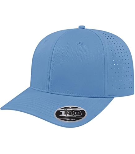 Flexfit 110® Flat Bill Snapback Cap One Size White at Amazon Men's