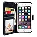iPhone 6S Plus Case, iPhone 6 Plus Case, UrSpeedtekLive Luxury PU Leather Flip Wallet Case Cover with Card Slots Holder w/Magnetic Closer & Kickstand for Apple iPhone 6S Plus / 6 Plus - Dark
