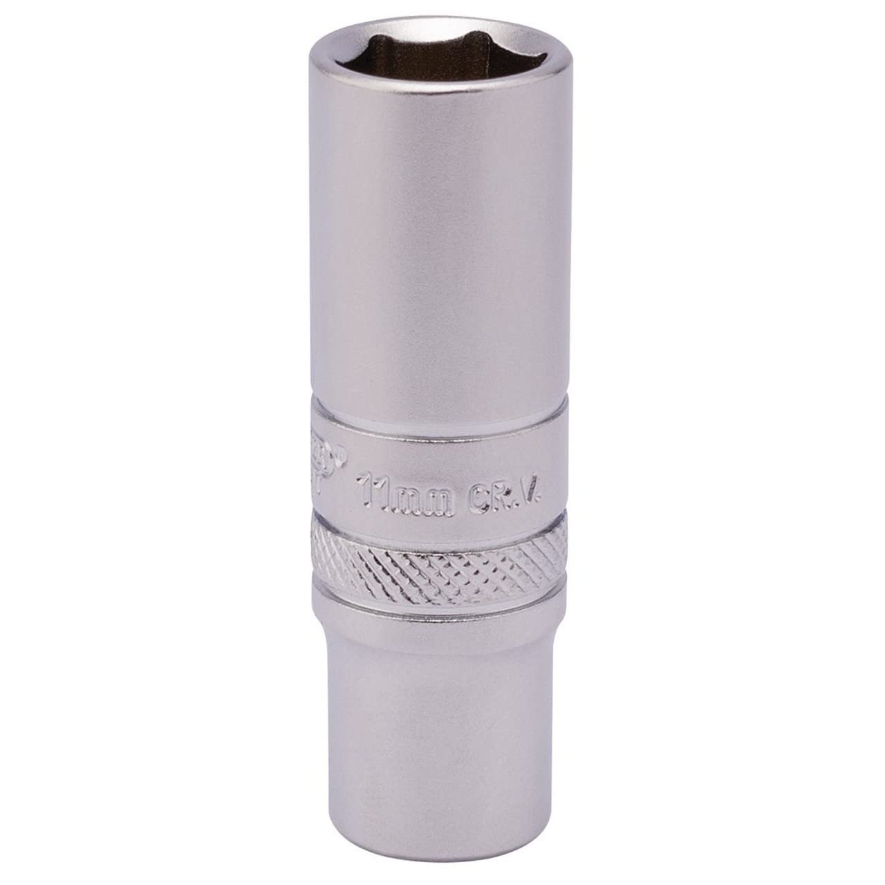 Draper 82140 1/4 Inch Square Drive 6 Point Metric Deep Socket, 11mm