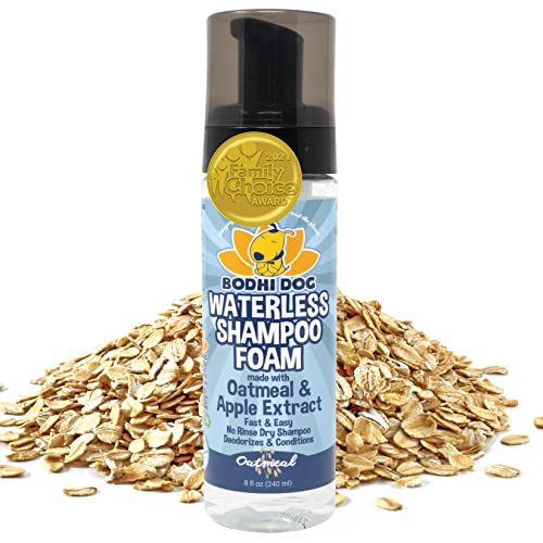 Foaming Dry Pet Shampoo No Rinse Cleaner Natural Waterless Foam