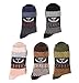 EBMORE Mens Wool Socks Thick Heavy Thermal Fuzzy Warm Winter Crew Socks For Cold Weather 5 Pairs (Classic)