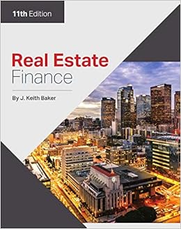 Real Estate Finance J Keith Baker 9781629802305 Amazon Com Books