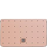 Lodis Blair Perf Mini Card Case (Blush/Taupe, One Size)