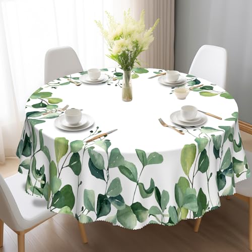 Summer Leaves Waterproof Tablecloth