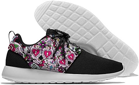 Sugar Skull Mexcian Tradition Womens Mens Running Shoes Fashion Sneakers Casual Sports Shoes 46 Lightweight Breathable
