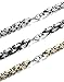FIBO STEEL 2-3 Pcs 8MM Stainless Steel Chain Link Bracelets for Men Byzantine Bracelets,8.0-9.1 inches