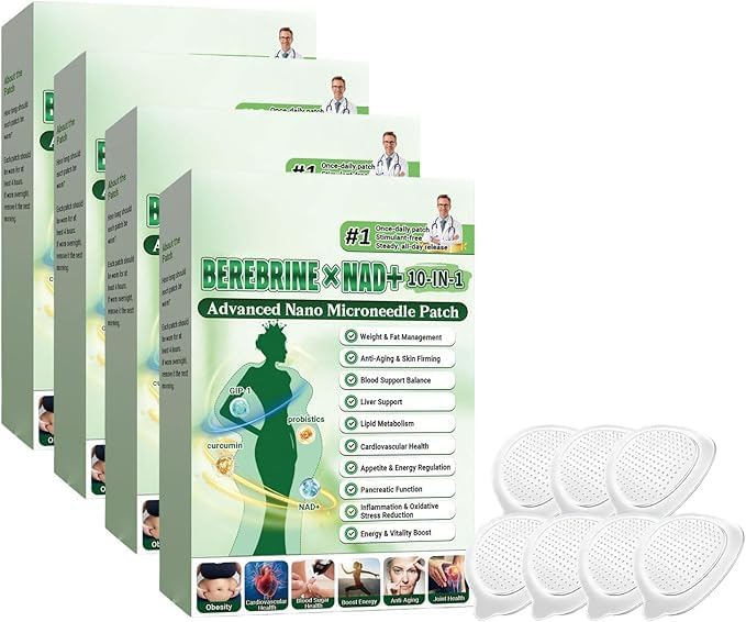 2026 New 28Pcs 𝐌𝐨𝐫𝐢𝐧𝐠𝐚 𝐁𝐞𝐫𝐛𝐞𝐫𝐢𝐧𝐞 Patches,10-𝙞𝙣-1 Nano 𝐌𝐨𝐫𝐢𝐧𝐠𝐚 Patch, Nano Microneedle Patch for Men and Women, Suitable for All Skin Types