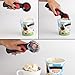 SMARTPAN Ice Cream Scoop With The Balloon Technology | Scoops Even The Most Frozen Ice Cream Effortlessly | Easy Release Mechanism | Ergonomic Non-Slip Handle Design | Lightweight Durable and Sturdy