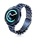 VIGOSS Compatible Gear Sport Bands/Galaxy Watch 42mm Band,20mm Blue [UPGRADE] Polished&Brushed Solid Metal Stainless Steel Strap Replacement Bracelet for Samsung Gear Sport R600/Galaxy Watch 42mm R810