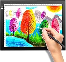 A4 Portable LED Light Box Trace, LITENERGY Light Pad USB Power LED Artcraft Tracing Light Table for Artists,Drawing...
