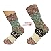 Tdeal 3 Pairs Women's Warm Wool Crew Socks Vintage Cotton Super Thick Soft Winter Sock