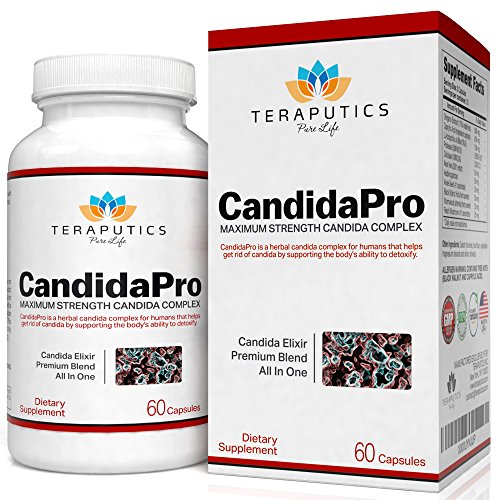 CandidaPro 30-Day Ultimate Candida Complex with Oregano, Caprylic Acid, Protease, Cellulase + 7 More Premium Ingredients, 1300mg, 30 servings