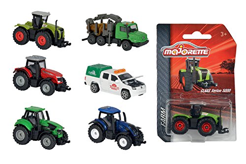 Majorette Die Cast 212057400 Farm - Random Model, Multicoloured, 4 centimètres
