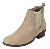 Refresh Women's Tildon-03 Ankle Boot, Taupe 8 B(M) US