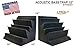 Set of 2 - Acoustic Foam Bass Trap Studio Soundproofing Corner Wall 12
