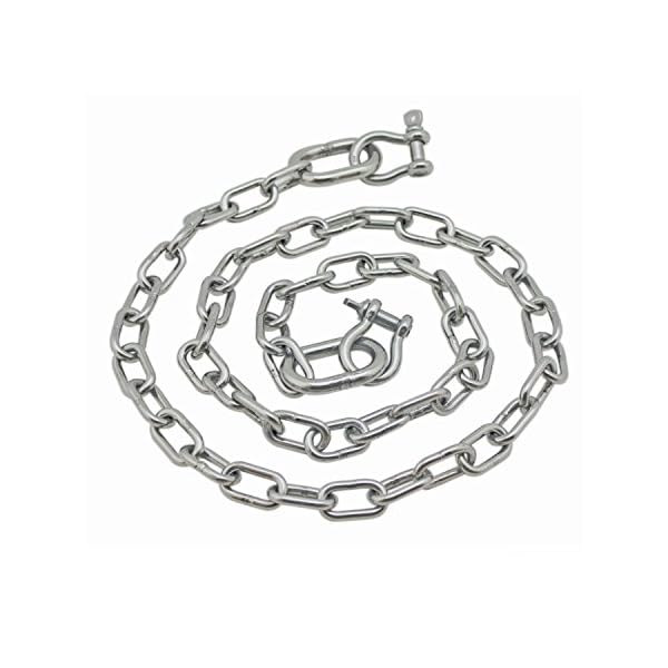 Extreme-Max-BoatTector-Stainless-Steel-Anchor-Chain-316-x-4 Extreme-Max-BoatTector-Stainless-Steel-Anchor-Chain-316-x-4