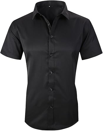 mens short sleeve dress shirts amazon