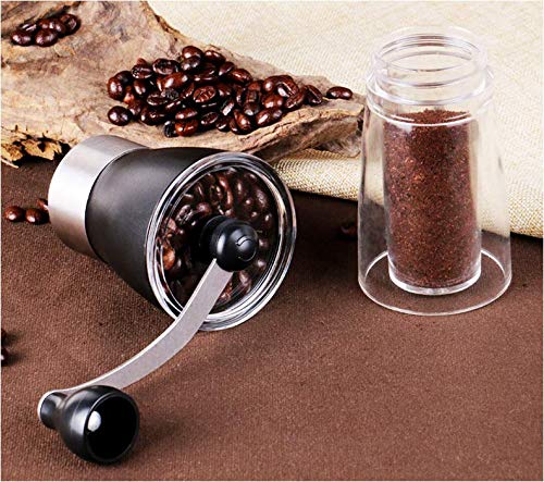 Queta Manuelle Kaffeemühle Tragbare Handkaffeemühle aus Edelstahl Geeignet für Reisen/Camping/Büro – Bild 3