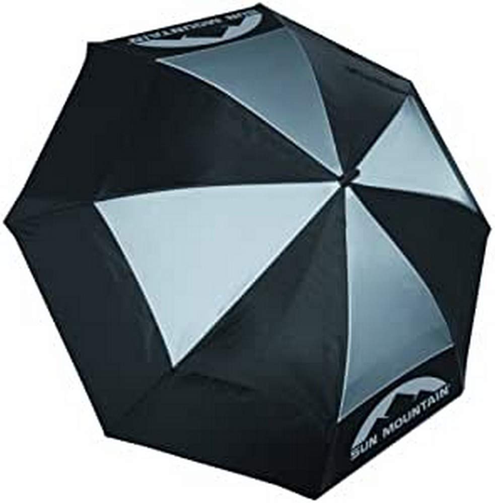 Sun Mountain Golf Umbrella - Black/Silver,62"