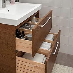 GOBEKOR 15 Pack Solid Cabinet Pulls Polished Chrome